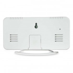 Orologio Digitale da Tavolo Specchio Bianco ABS (15,7 x 7,7 x 1,5 cm)