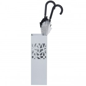 Portaombrelli Alexandra House Living Bianco Quadrato 15 x 49 x 15 cm