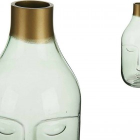 Vaso Viso Verde Vetro (11 x 24,5 x 12 cm)
