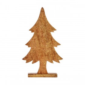 Albero di Natale 5,1 x 49,5 x 25,5 cm Dorato Legno