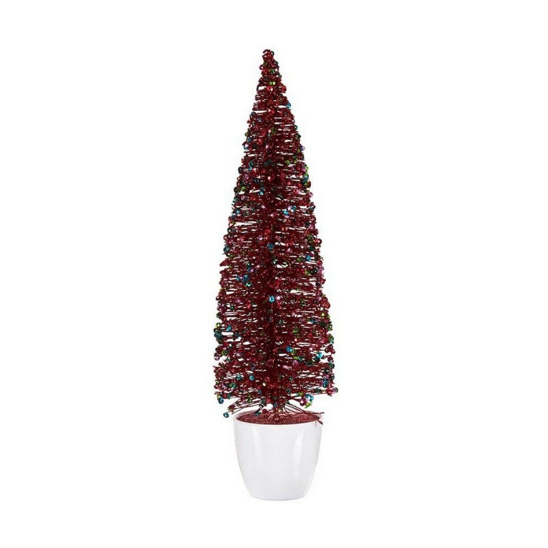 Albero di Natale Grande 10 x 38 x 10 cm Azzurro Fucsia Plastica