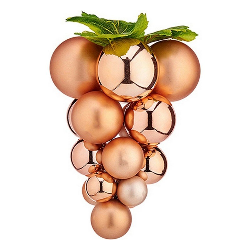 Palla di Natale Krist+ 01849 Rame Plastica Uva