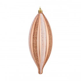 Decorazione Natalizia Krist+ 00904 Rame Rosa chiaro PVC Affusolato