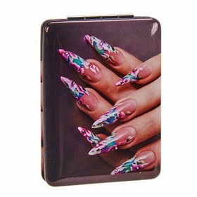 Specchio Ingranditore Pieghevole Unghie (2,5 x 8,5 x 6,2 cm) (12 Unità)