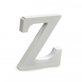 Lettera Pincello Z Bianco 2 x 16 x 14,5 cm (24 Unità)