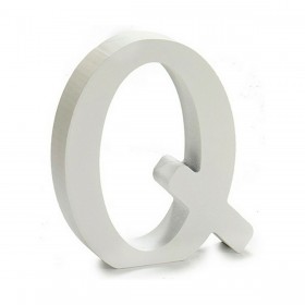 Lettera Pincello Q Bianco 2 x 16 x 14,5 cm (24 Unità)