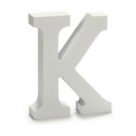 Lettera Pincello K Bianco 2 x 16 x 14,5 cm (24 Unità)