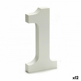 Numeri Pincello 1 Bianco 1,8 x 21 x 17 cm (12 Unità)