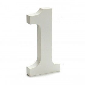 Numeri Pincello 1 Bianco 1,8 x 21 x 17 cm (12 Unità)