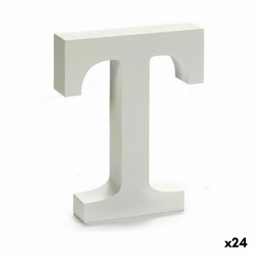 Lettera Pincello T Bianco 2 x 16 x 14,5 cm (24 Unità)