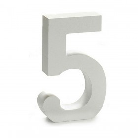 Numeri Pincello 5 Bianco 2 x 16 x 14,5 cm (24 Unità)
