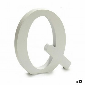 Lettera Pincello Q Bianco 1,8 x 21 x 17 cm (12 Unità)