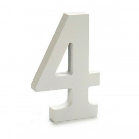 Numeri Pincello 4 Bianco 1,8 x 21 x 17 cm (12 Unità)