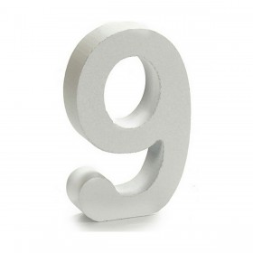 Numeri Pincello 9 Bianco 2 x 16 x 14,5 cm (24 Unità)