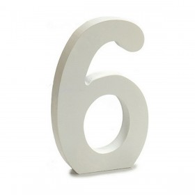 Numeri Pincello 6 Bianco 1,8 x 21 x 17 cm (12 Unità)