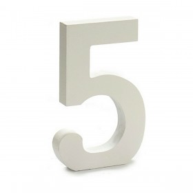 Numeri Pincello 5 Bianco 1,8 x 21 x 17 cm (12 Unità)