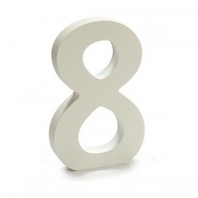 Numeri Pincello 8 Bianco 1,8 x 21 x 17 cm (12 Unità)