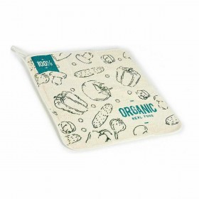 Panno da Cucina Kinvara 1220 Bianco Verde 50 x 0,3 x 50 cm (12 Unità)