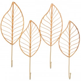 Appendiabiti da parete Alexandra House Living Rattan Fibra naturale 61 x 8 x 58 cm