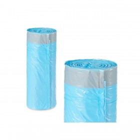 Sacchetti per la Spazzatura Azzurro Polietilene 15 Unità (30 L)