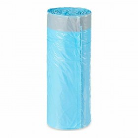 Sacchetti per la Spazzatura Azzurro Polietilene 15 Unità (30 L)