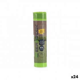 Sacchetti per la Spazzatura Ibergarden 190939000520 Verde Polietilene 30 L 24 Unità