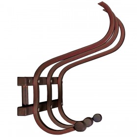 Appendiabiti da parete Alexandra House Living Legno di noce Legno 45 x 31 x 21 cm