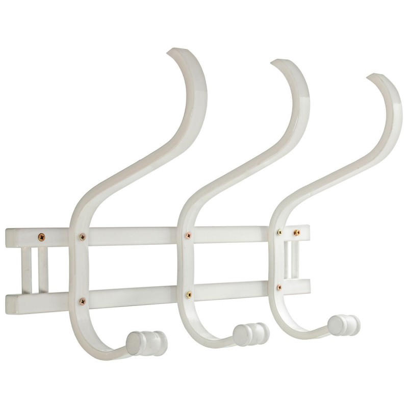 Appendiabiti da parete Alexandra House Living Bianco Legno 45 x 21 x 30 cm
