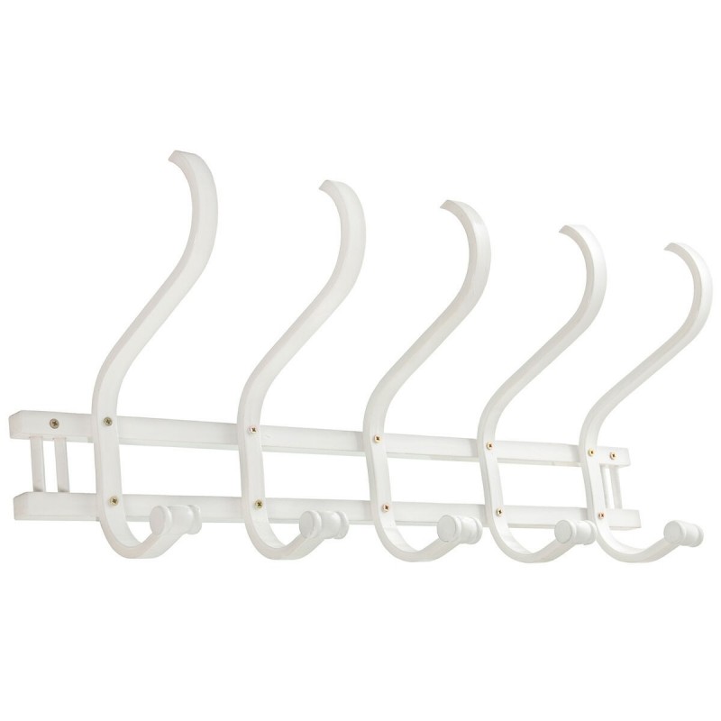 Appendiabiti da parete Alexandra House Living Bianco Legno 72 x 21 x 30 cm