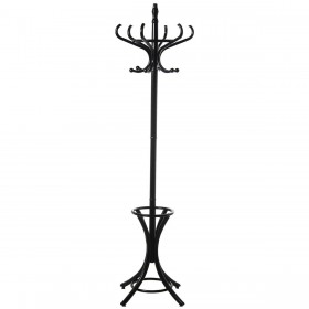 Attaccapanni da Terra Alexandra House Living Nero 53 x 186 cm
