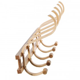 Appendiabiti da parete Alexandra House Living Naturale Legno 72 x 21 x 30 cm