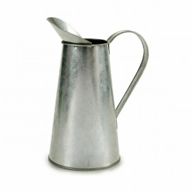 Vaso Ibergarden J60700-B Argentato Zinco Modello Scaldalatte 17 x 21,5 x 11,3 cm (24 Unità)
