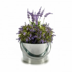 Vaso Ibergarden NAVI-AR-280 Argentato Zinco Secchio 25 x 30 x 26,5 cm (12 Unità)