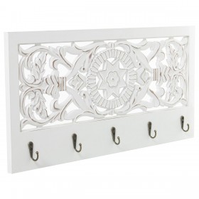 Appendiabiti da parete Alexandra House Living Legno Legno MDF 60 x 29 x 10 cm