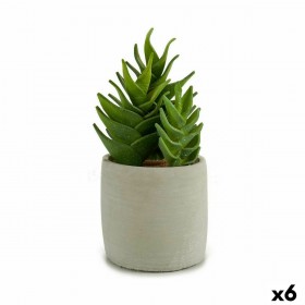 Pianta Decorativa Ibergarden YCX17941 Plastica Succulenta 12 x 24 x 12 cm (6 Unità)