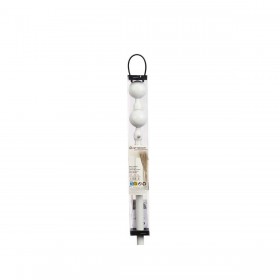 Bastone per Tende Estensibile Bianco Ferro 5 x 122 x 5 cm (8 Unità)