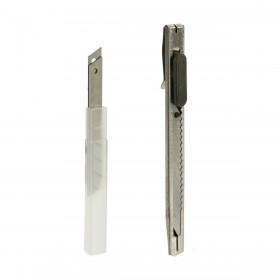 Taglierino Set Argentato Metallo Plastica 1,5 x 18,5 x 10 cm (24 Unità)