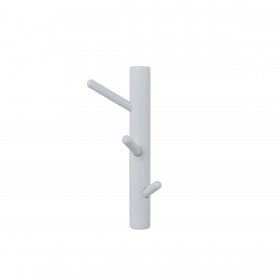 Appendiabiti da parete Alexandra House Living Bianco Legno Legno d'albero della gomma 13 x 9 x 30 cm