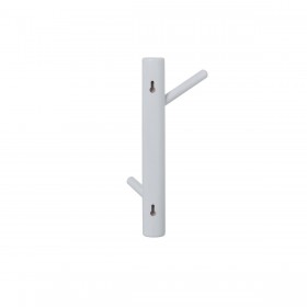 Appendiabiti da parete Alexandra House Living Bianco Legno Legno d'albero della gomma 13 x 9 x 30 cm