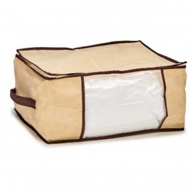 Borsa Portaoggetti Kipit AR1903037 Crema Poliestere polipropilene 27 L 45 x 30 x 20 cm (24 Unità)