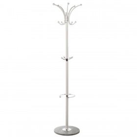Attaccapanni da Terra Alexandra House Living Bianco 36 x 175 cm
