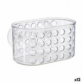 Supporto Contenitore per Vasca da Bagno Berilo CB25262A Trasparente PVC polistirene 15,8 x 8,5 x 8 cm (12 Unità)