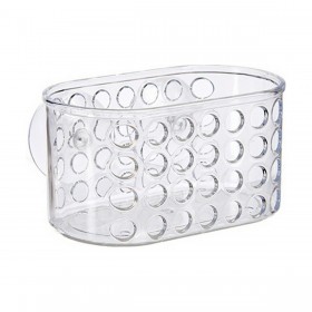 Supporto Contenitore per Vasca da Bagno Berilo CB25262A Trasparente PVC polistirene 15,8 x 8,5 x 8 cm (12 Unità)