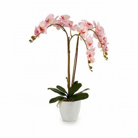 Pianta Decorativa Ibergarden A18124-71-3WH Plastica Orchidea 40 x 77 x 35 cm (2 Unità)