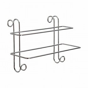 Portasciugamani W4294 Argentato Metallo 14 x 20 x 39 cm (6 Unità)