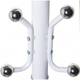 Attaccapanni da Terra Alexandra House Living Bianco 53 x 53 x 180 cm