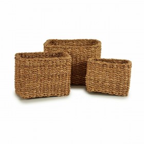 Set di Cesti Marrone (4 Unità)