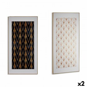Tela Geometrico 61,5 x 3 x 121,5 cm (2 Unità)