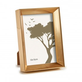 Cornice Portafoto WPC0235MG-1 Dorato Vetro Plastica (6 Unità)
