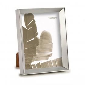 Cornice Portafoto WPC0235MS-3 Argentato Vetro Plastica (6 Unità)